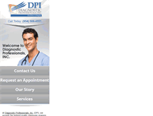 Tablet Screenshot of diagnosticprofessionals.com